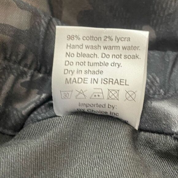 Bevy Flog Shely Black Camo Joggers Drawstring 27 - Picture 4 of 7